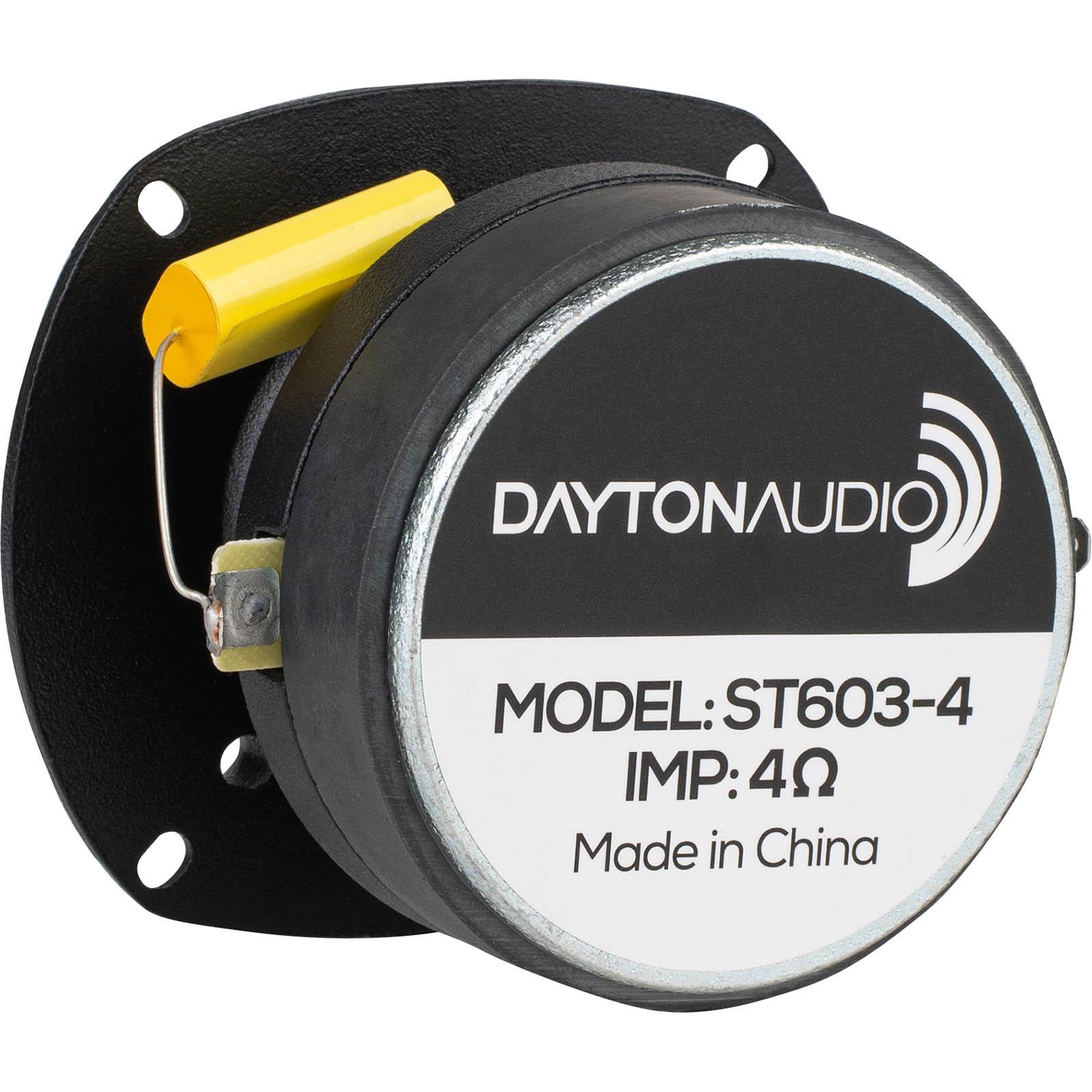 Dayton Audio ST603-4 60W Titanium Bullet Tweeter Pair